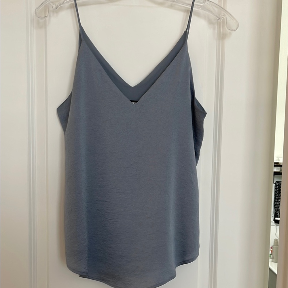 Express Gray Sleeveless Camisole Top